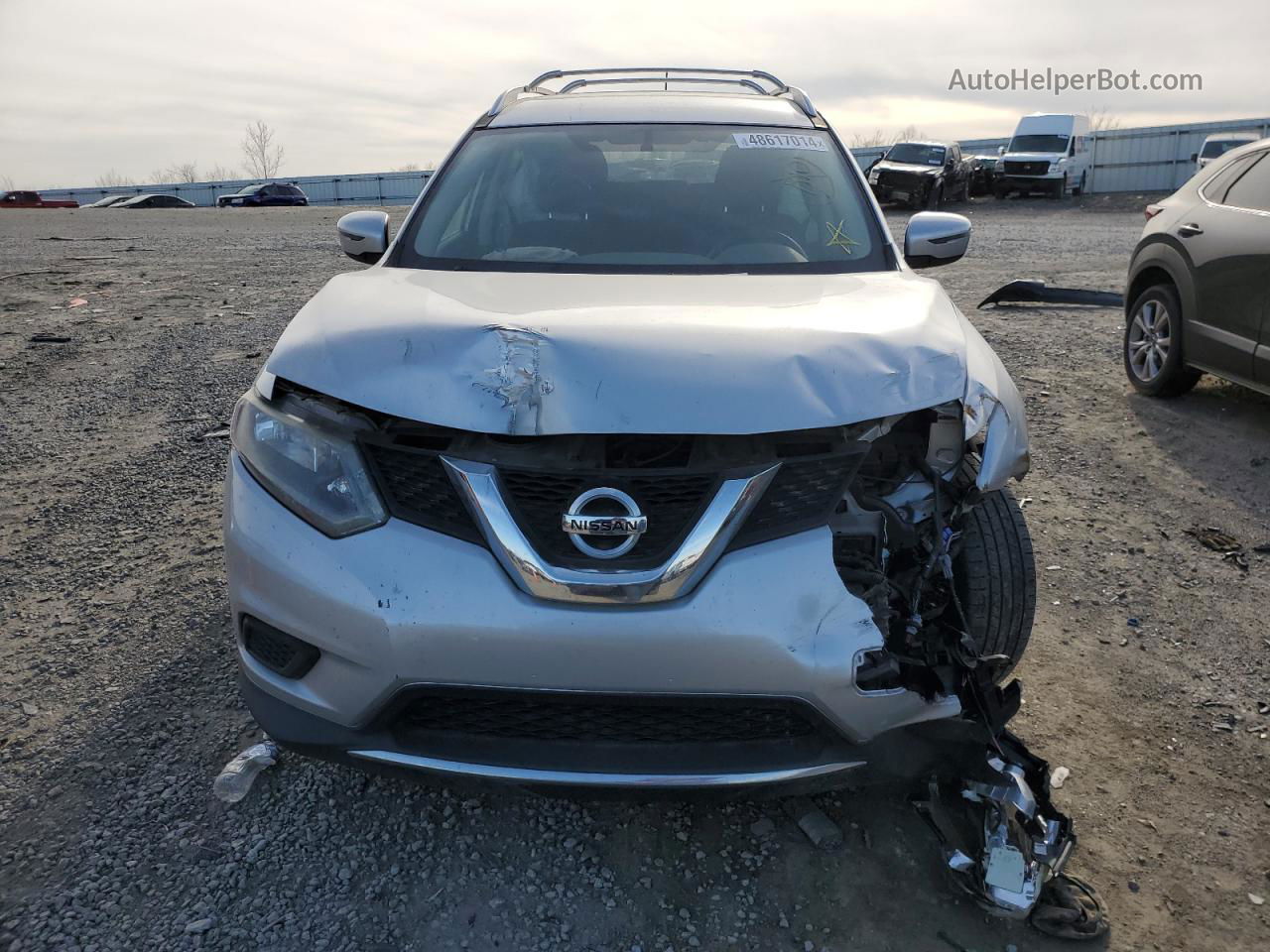 2016 Nissan Rogue S Черный vin: JN8AT2MT5GW002026