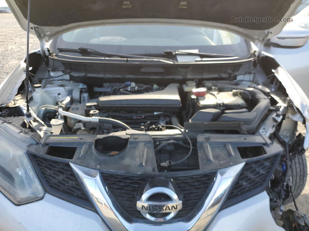 2016 Nissan Rogue S Черный vin: JN8AT2MT5GW002026