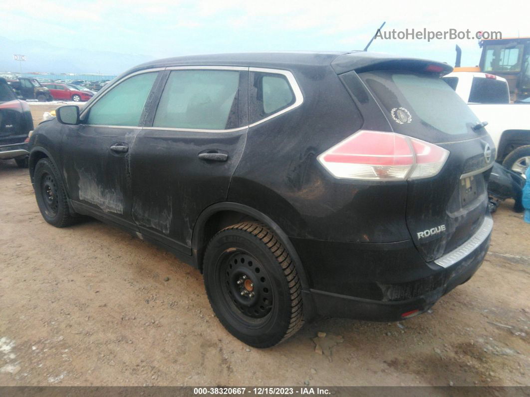 2016 Nissan Rogue S Black vin: JN8AT2MT5GW008926