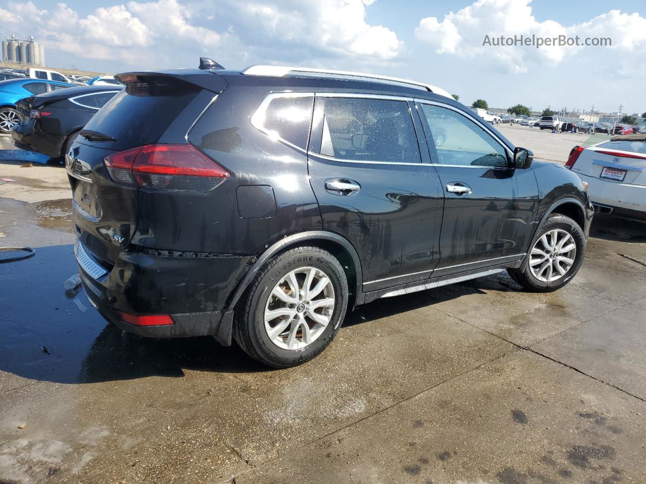 2018 Nissan Rogue S Черный vin: JN8AT2MT5JW487761