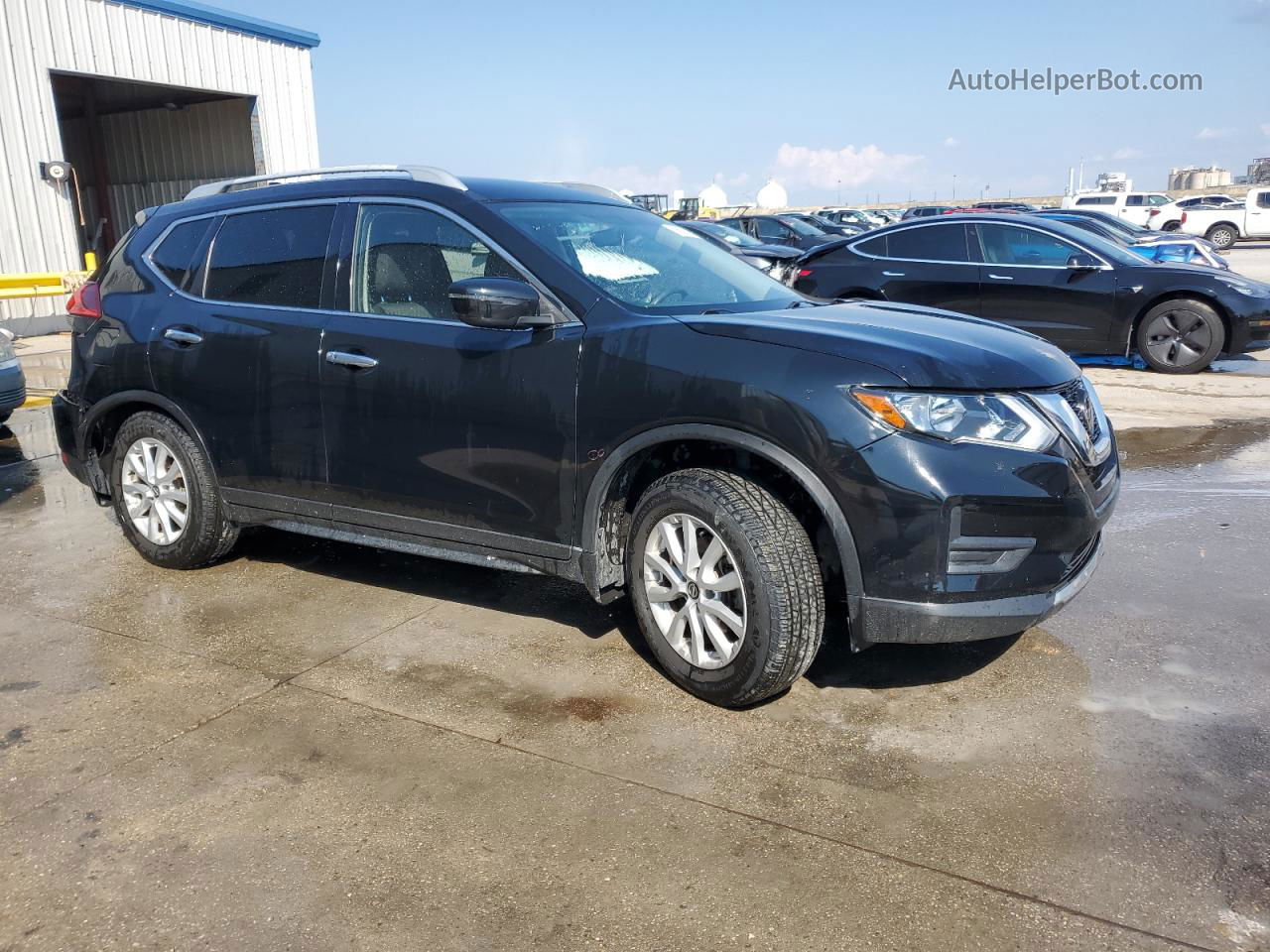 2018 Nissan Rogue S Черный vin: JN8AT2MT5JW487761