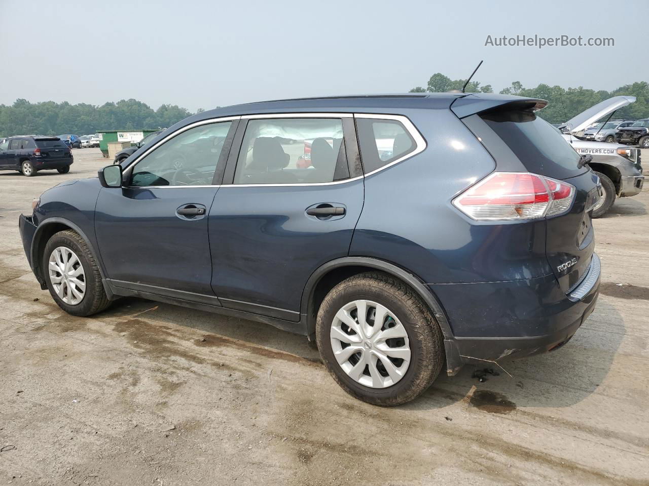 2016 Nissan Rogue S Blue vin: JN8AT2MT6GW019210