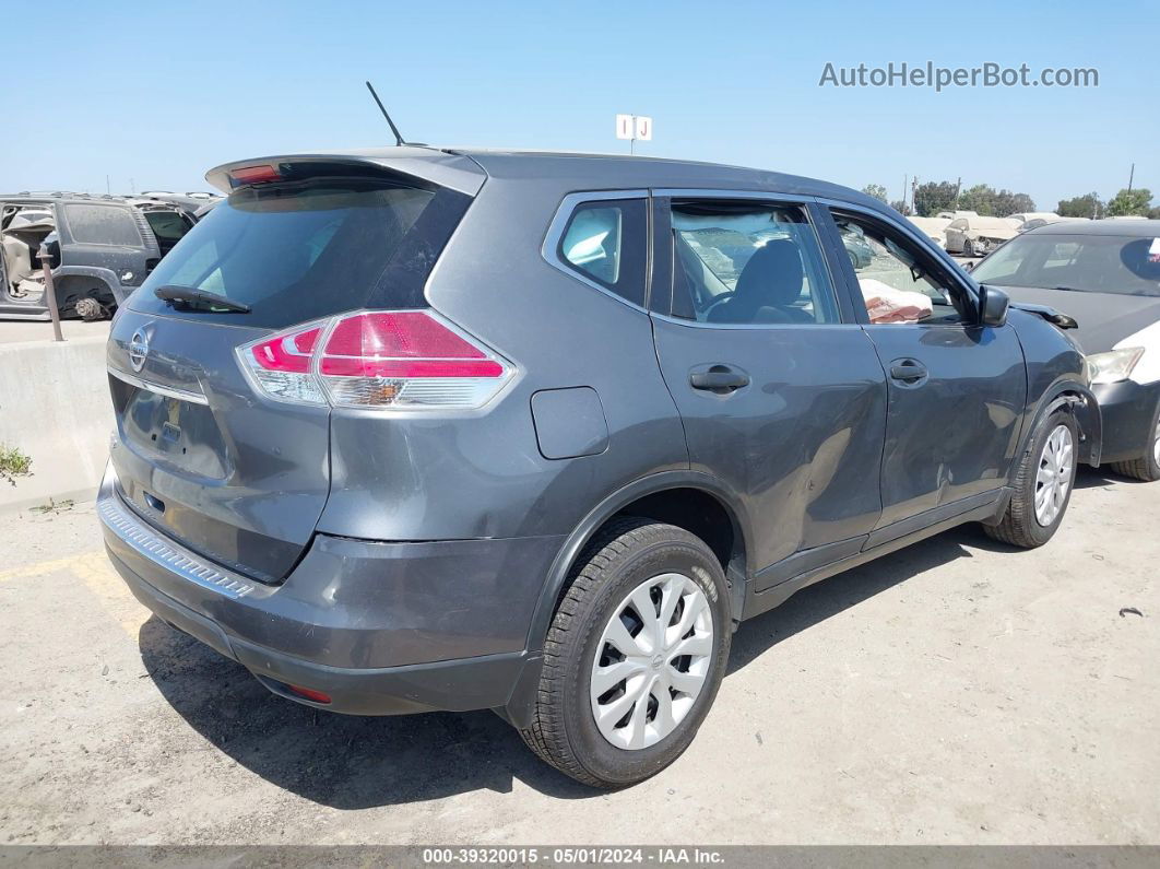 2016 Nissan Rogue S Серый vin: JN8AT2MT7GW029373