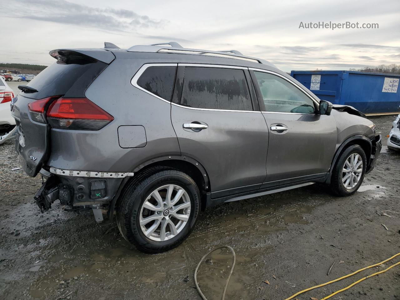 2018 Nissan Rogue S Gray vin: JN8AT2MT7JW450971