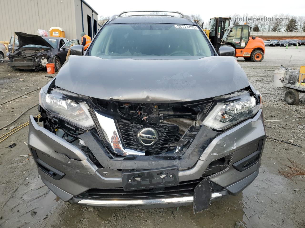 2018 Nissan Rogue S Gray vin: JN8AT2MT7JW450971