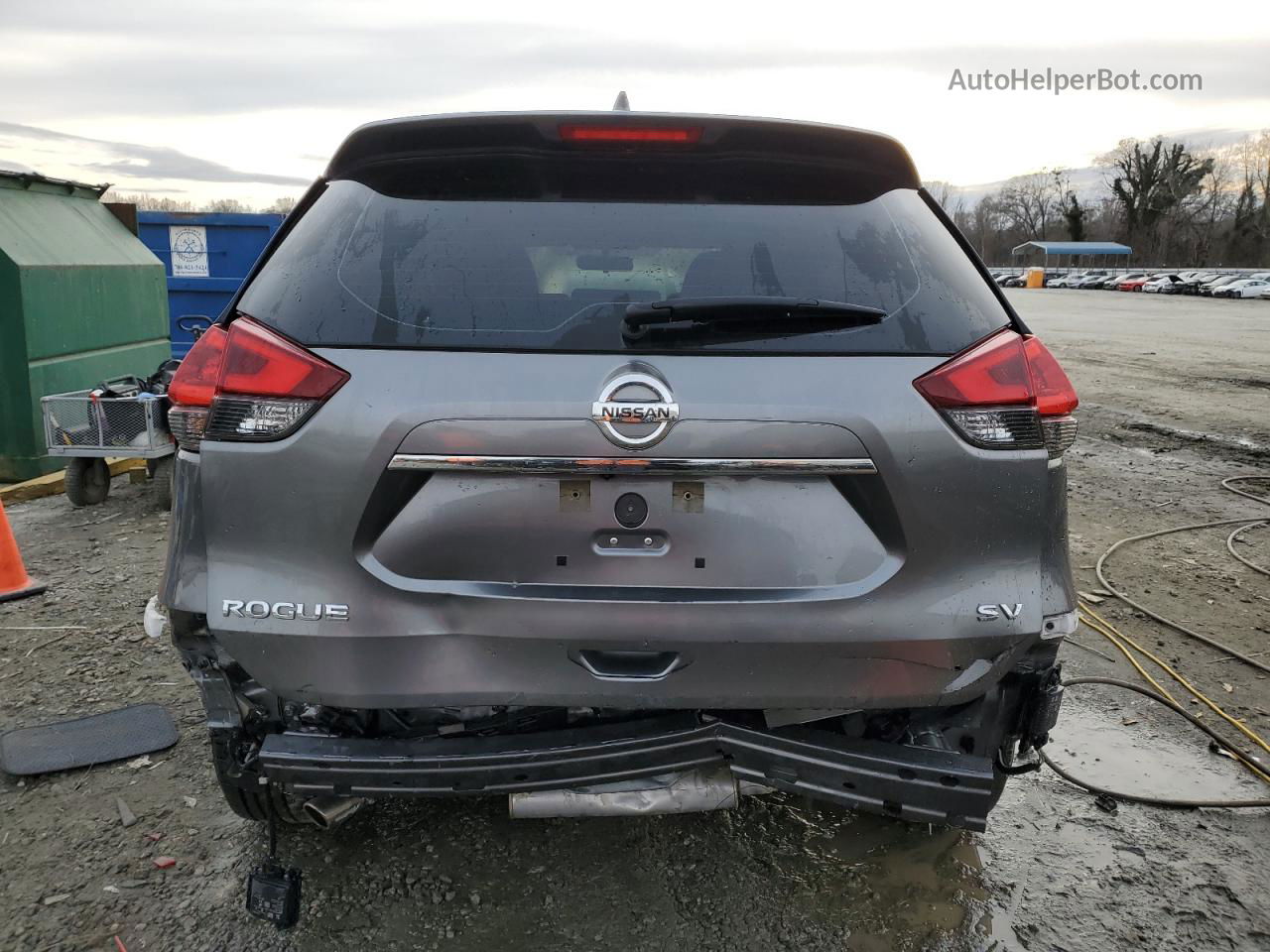 2018 Nissan Rogue S Gray vin: JN8AT2MT7JW450971