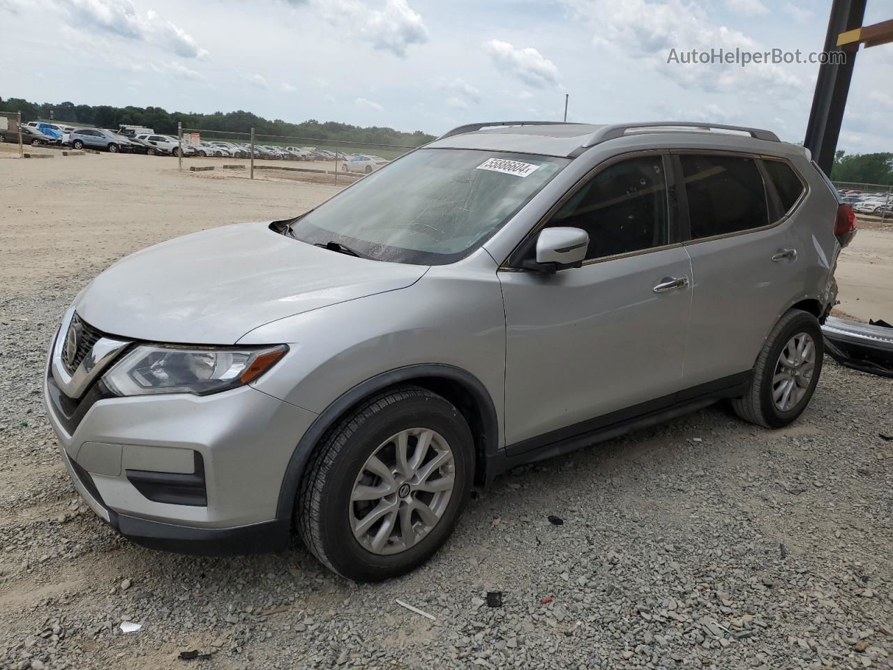 2018 Nissan Rogue S Silver vin: JN8AT2MT7JW452879