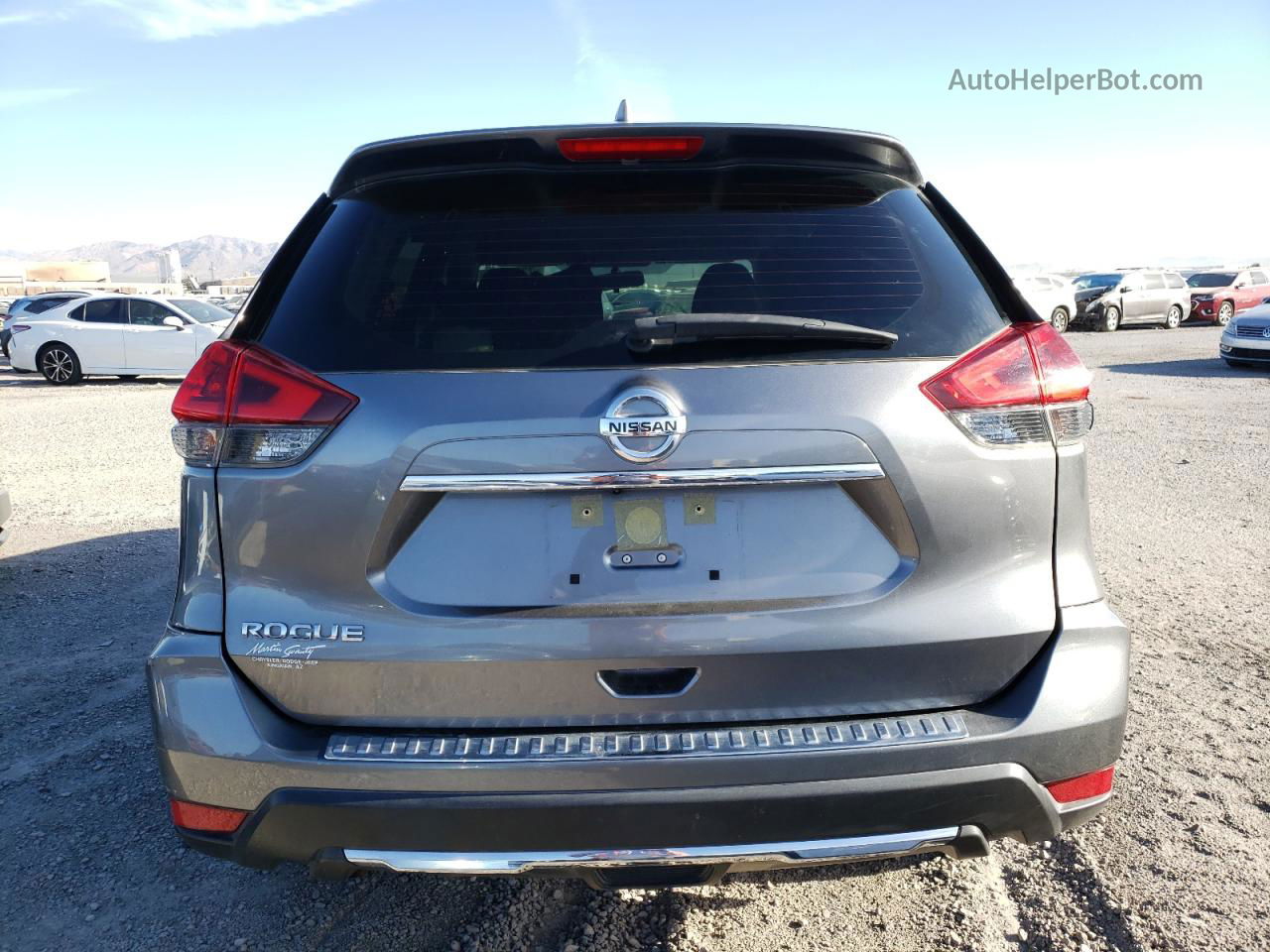 2018 Nissan Rogue S Gray vin: JN8AT2MT7JW458990