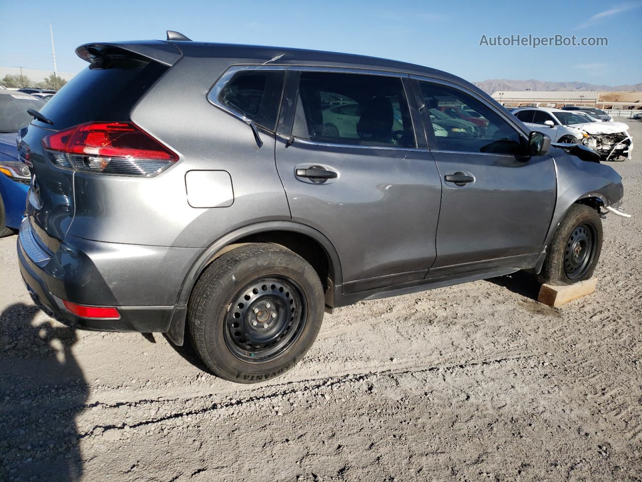 2018 Nissan Rogue S Gray vin: JN8AT2MT7JW458990