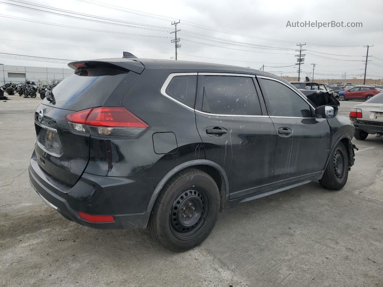 2018 Nissan Rogue S Черный vin: JN8AT2MT8JW452079