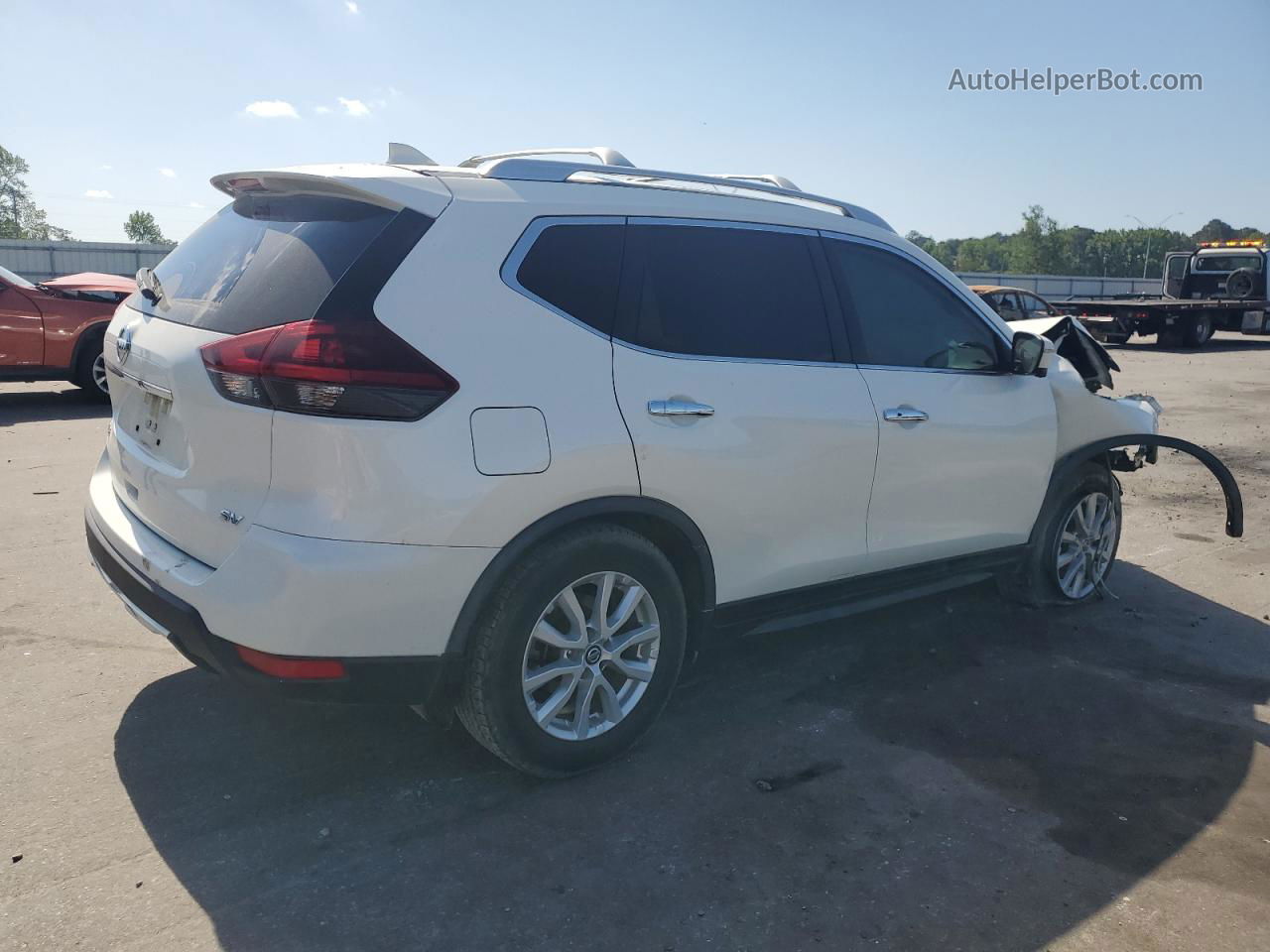 2018 Nissan Rogue S White vin: JN8AT2MT8JW488662