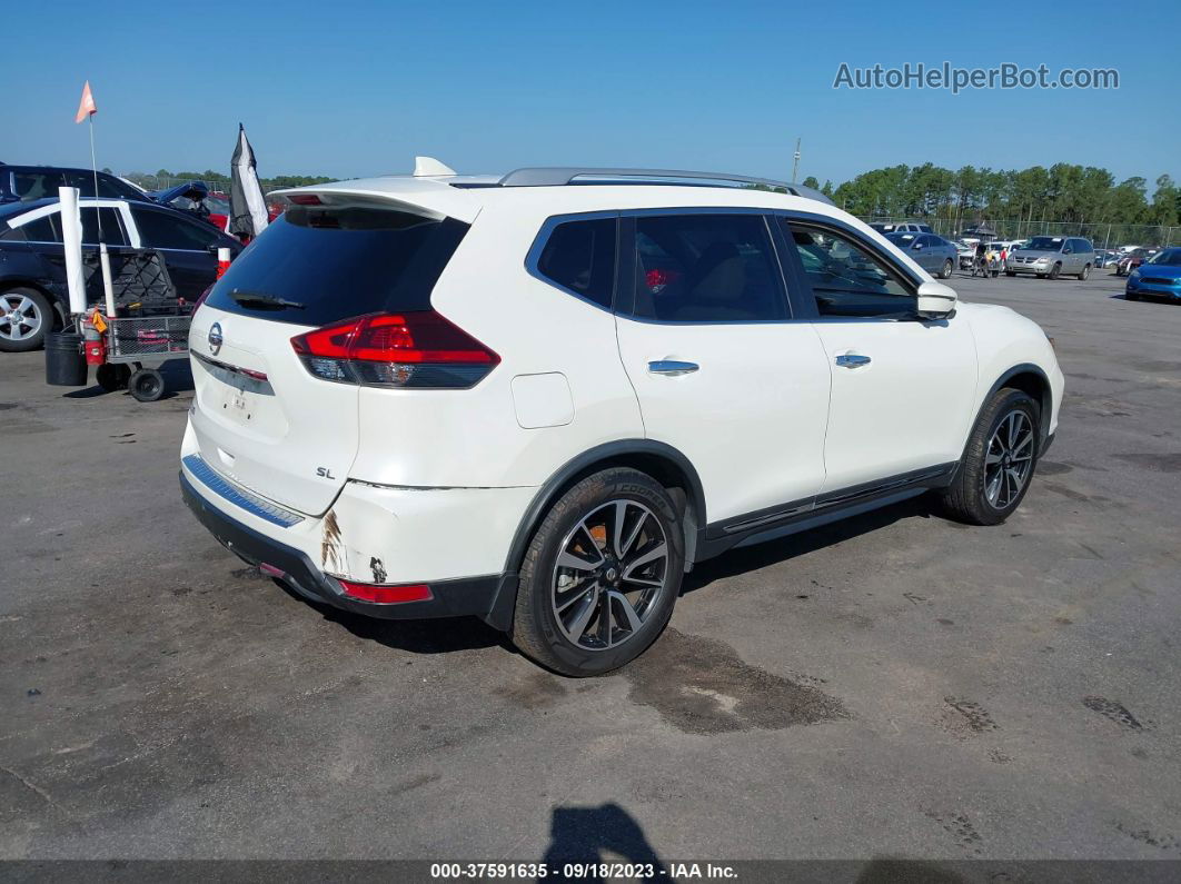 2018 Nissan Rogue Sl White vin: JN8AT2MT9JW491991