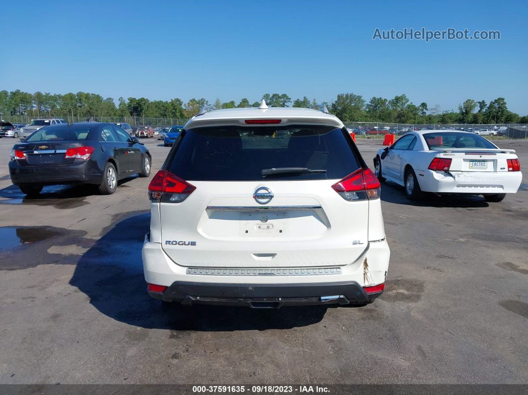 2018 Nissan Rogue Sl White vin: JN8AT2MT9JW491991