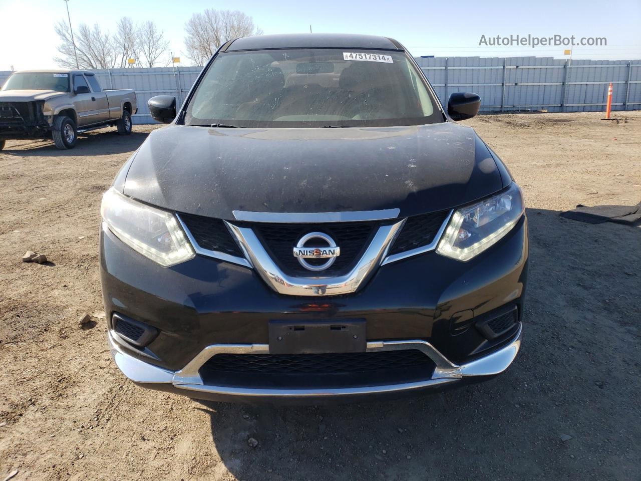 2016 Nissan Rogue S Black vin: JN8AT2MTXGW017511