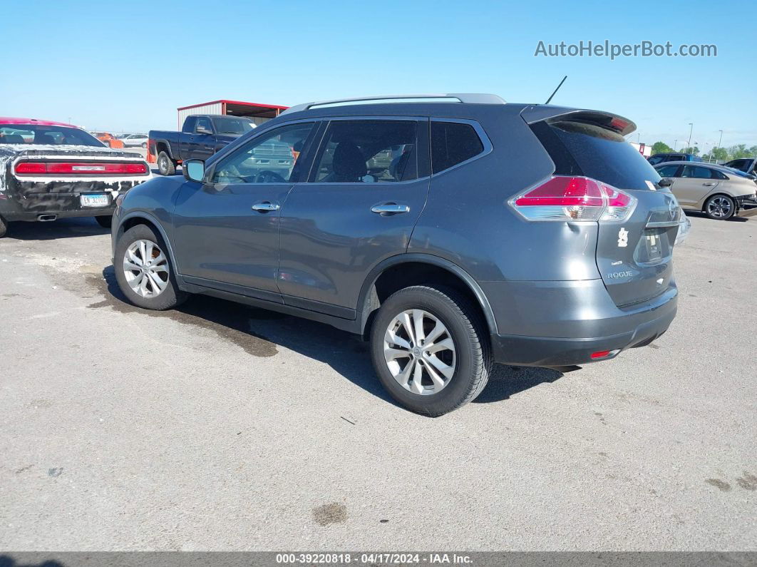 2016 Nissan Rogue Sv Gray vin: JN8AT2MTXGW026368