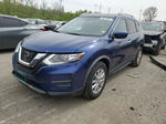 2018 Nissan Rogue S Blue vin: JN8AT2MTXJW450981