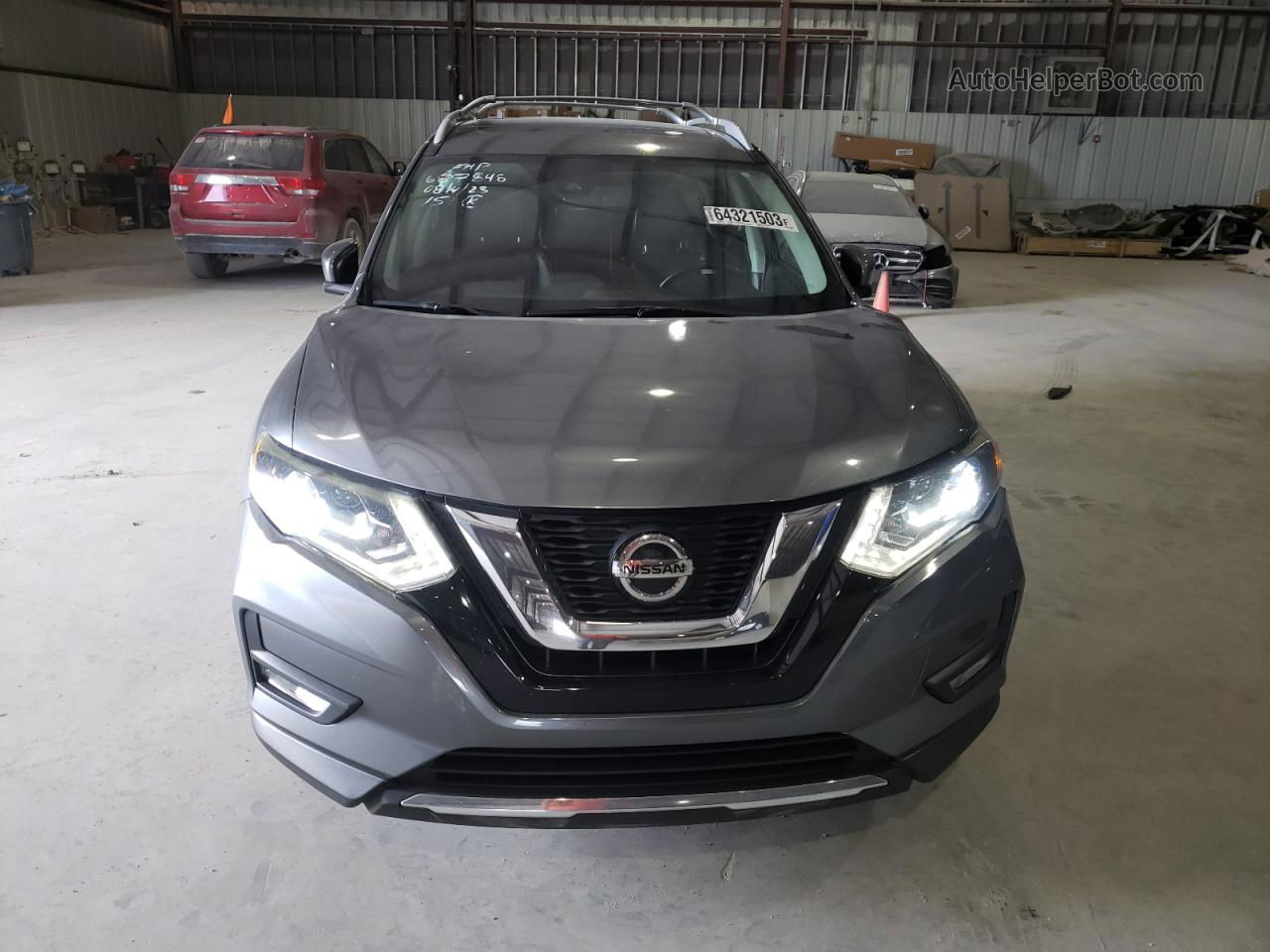 2018 Nissan Rogue S Серый vin: JN8AT2MTXJW457526