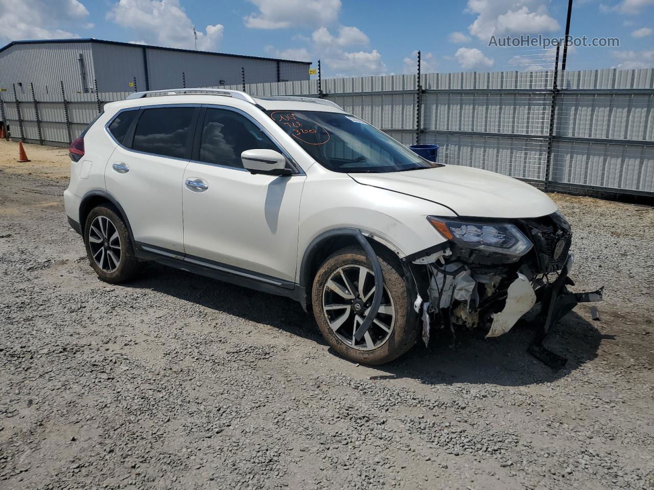 2018 Nissan Rogue S White vin: JN8AT2MTXJW486511