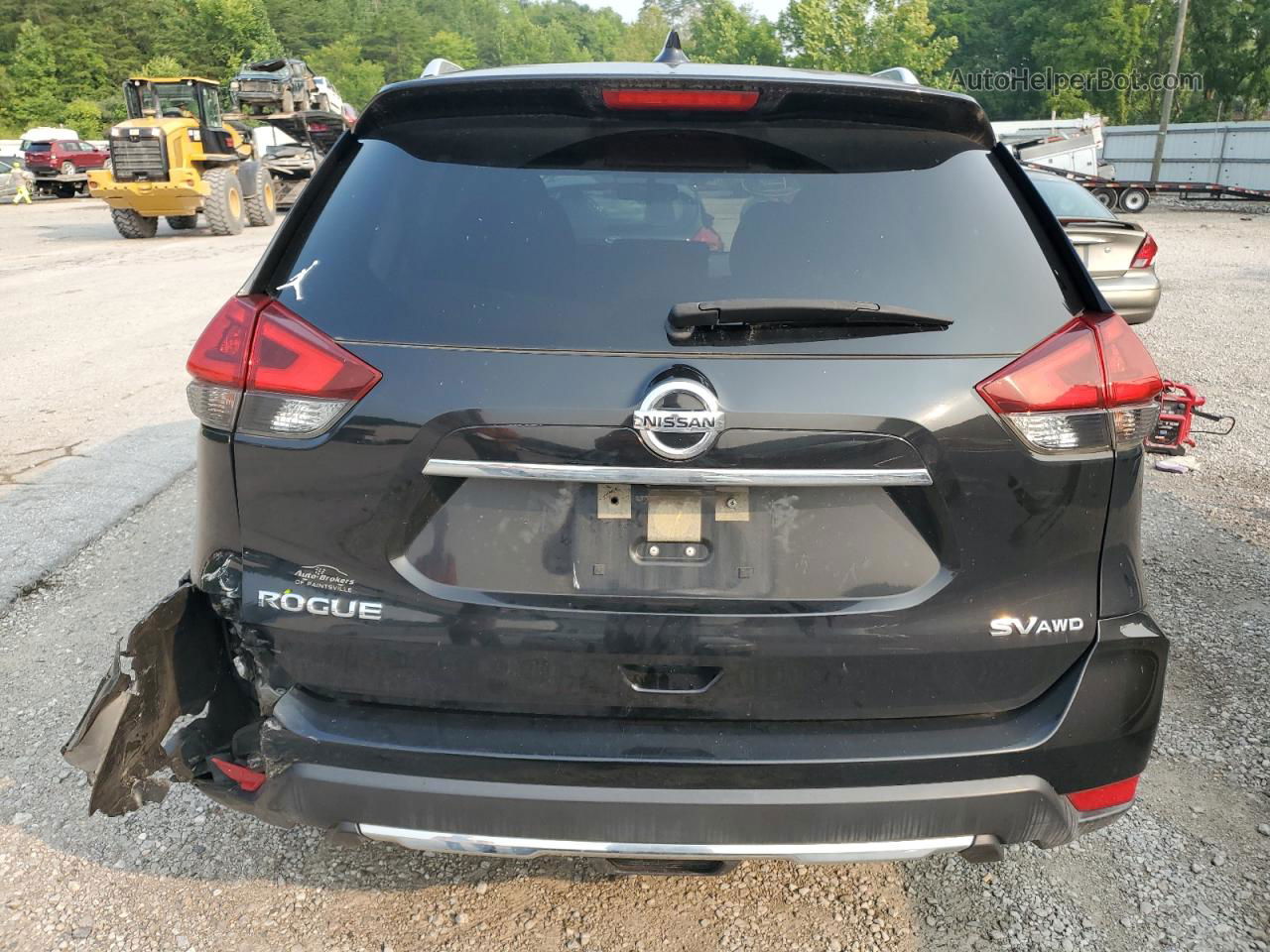 2018 Nissan Rogue S Черный vin: JN8AT2MV0JW307507