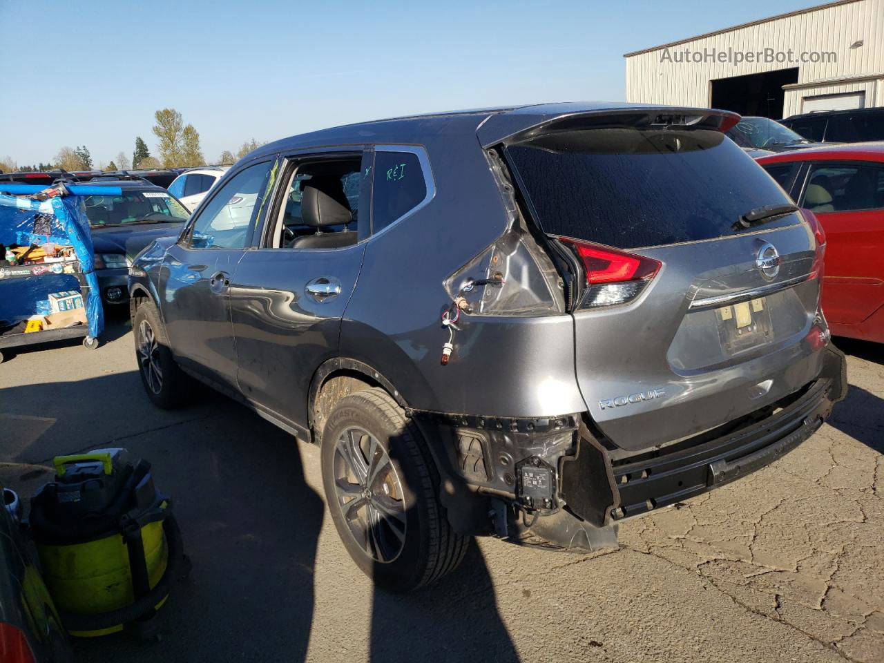 2018 Nissan Rogue S Gray vin: JN8AT2MV0JW318197