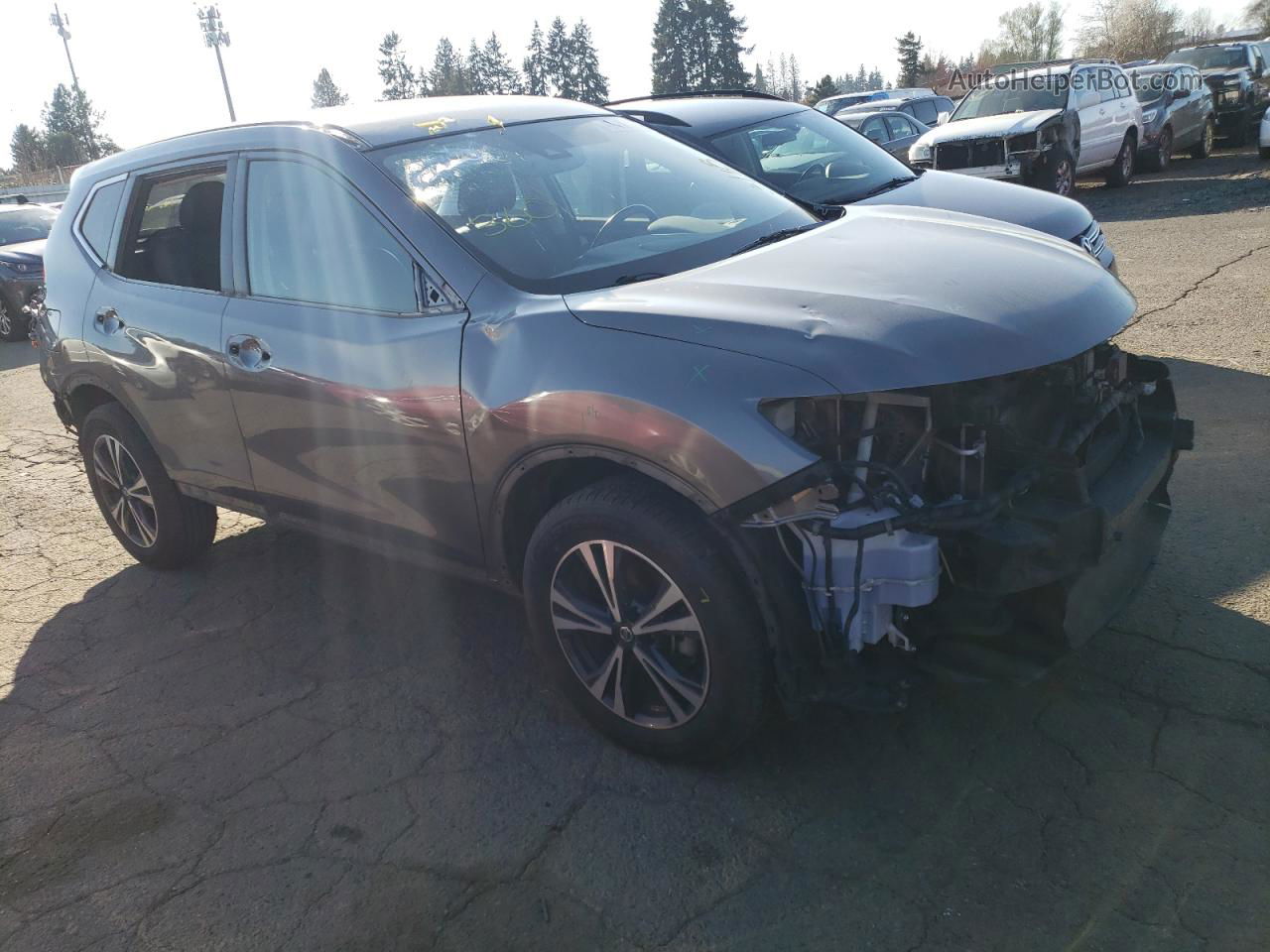 2018 Nissan Rogue S Gray vin: JN8AT2MV0JW318197