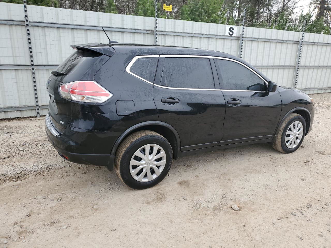 2016 Nissan Rogue S Black vin: JN8AT2MV1GW135867