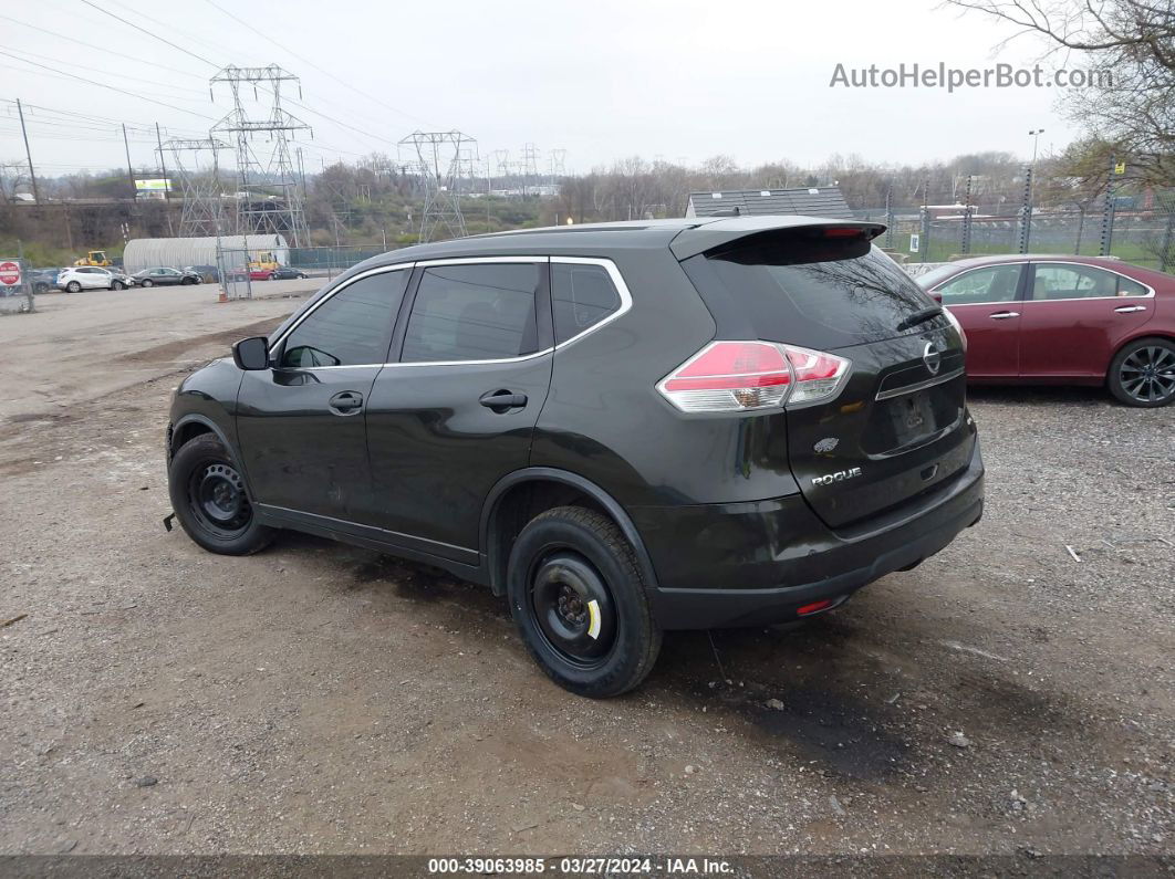 2016 Nissan Rogue S Зеленый vin: JN8AT2MV2GW148787