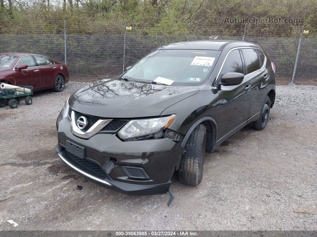 2016 Nissan Rogue S Green vin: JN8AT2MV2GW148787