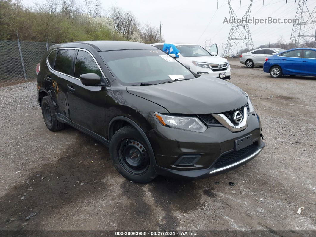 2016 Nissan Rogue S Зеленый vin: JN8AT2MV2GW148787