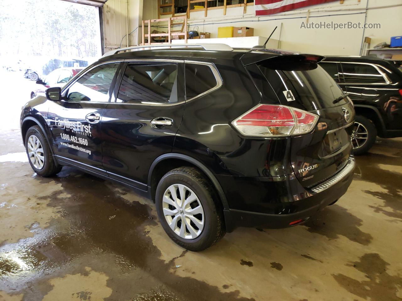 2016 Nissan Rogue S Black vin: JN8AT2MV2GW153763