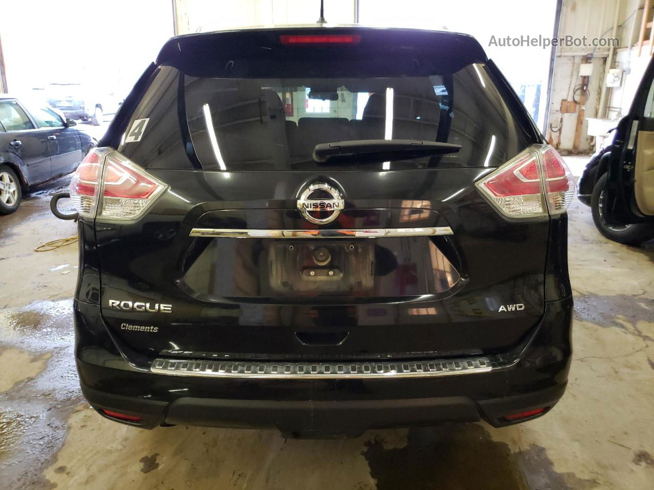 2016 Nissan Rogue S Black vin: JN8AT2MV2GW153763