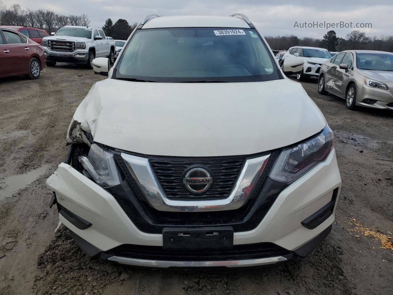 2018 Nissan Rogue S White vin: JN8AT2MV2JW307346