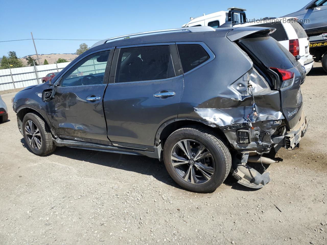 2018 Nissan Rogue S Gray vin: JN8AT2MV3JW318291