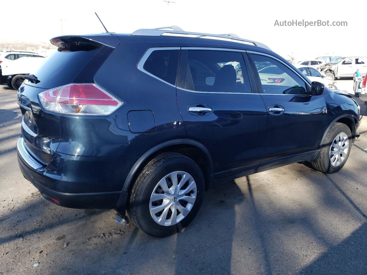 2016 Nissan Rogue S Blue vin: JN8AT2MV4GW152999