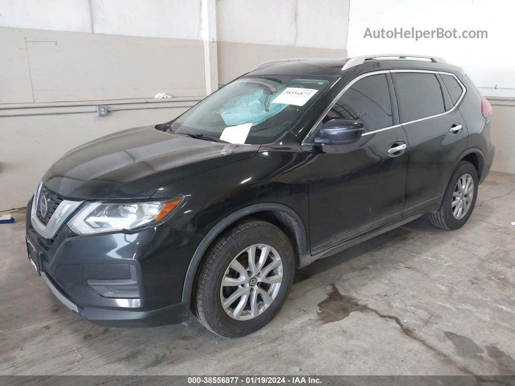 2018 Nissan Rogue Sv Черный vin: JN8AT2MV4JW304576