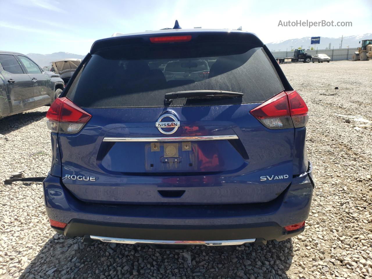 2018 Nissan Rogue S Синий vin: JN8AT2MV4JW316601