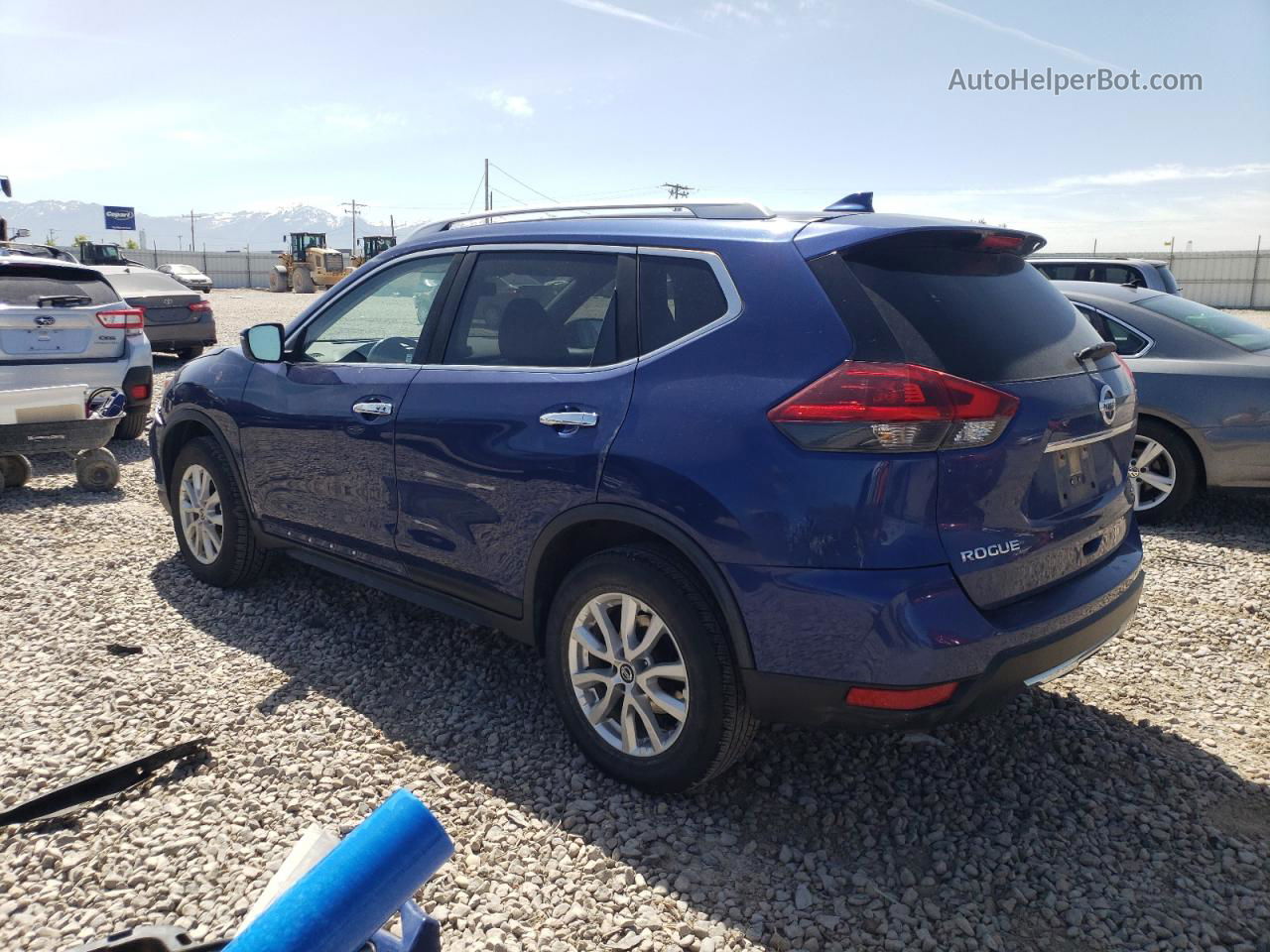 2018 Nissan Rogue S Blue vin: JN8AT2MV4JW316601