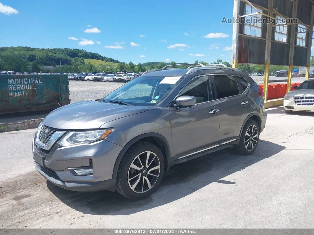 2018 Nissan Rogue Sl Gray vin: JN8AT2MV5JW341863