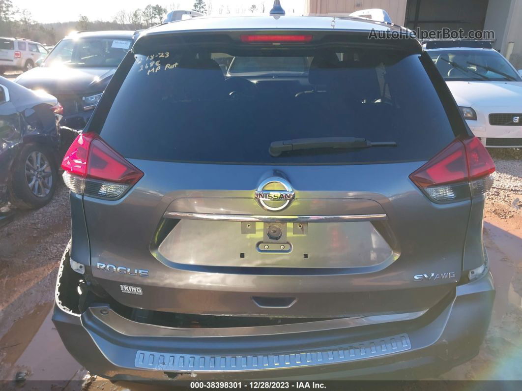 2018 Nissan Rogue Sv Gray vin: JN8AT2MV6JW300321