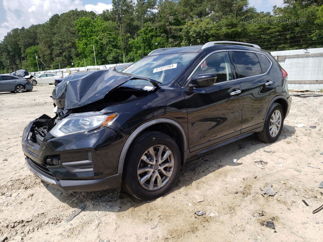 2018 Nissan Rogue S Black vin: JN8AT2MV6JW312677