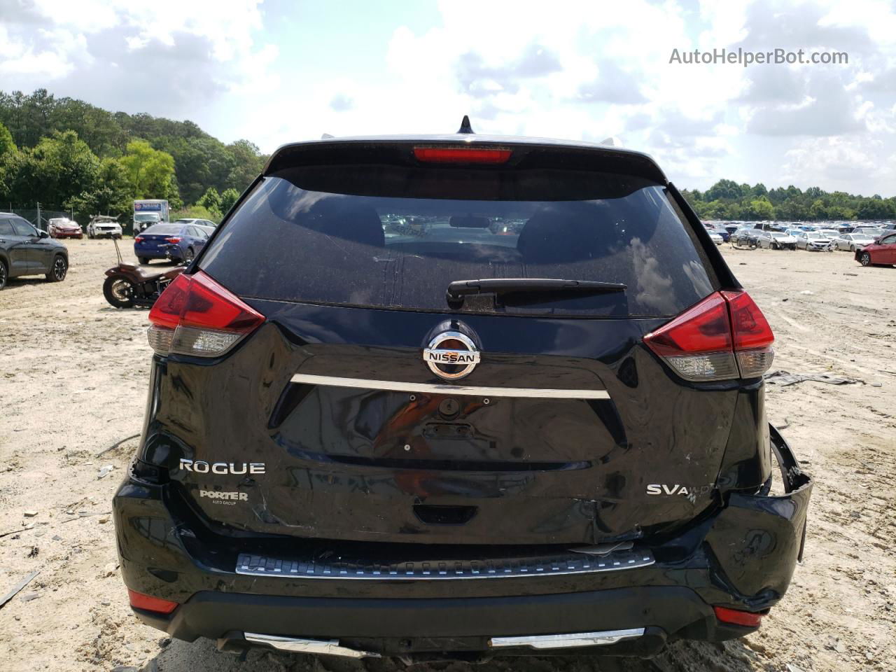 2018 Nissan Rogue S Black vin: JN8AT2MV6JW312677