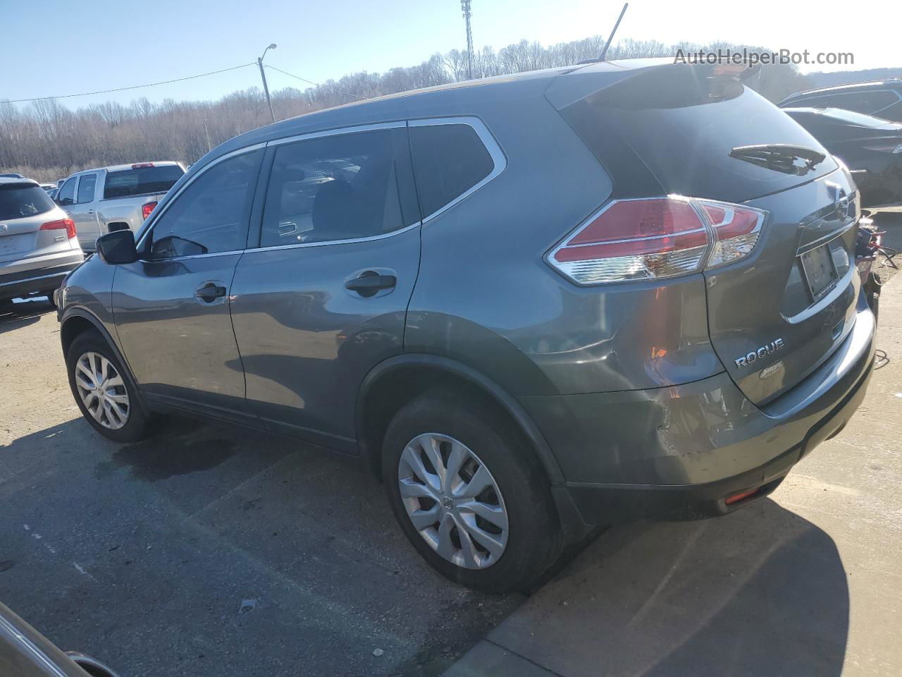 2016 Nissan Rogue S Gray vin: JN8AT2MV7GW142418