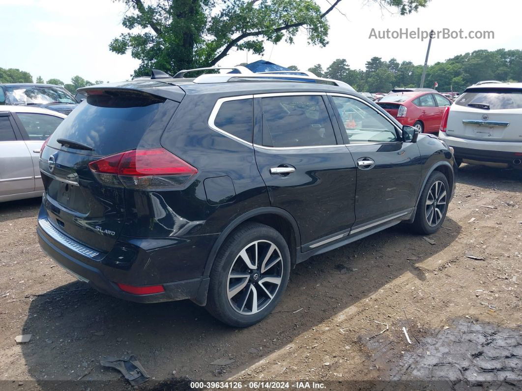 2018 Nissan Rogue Sl Черный vin: JN8AT2MV7JW342688