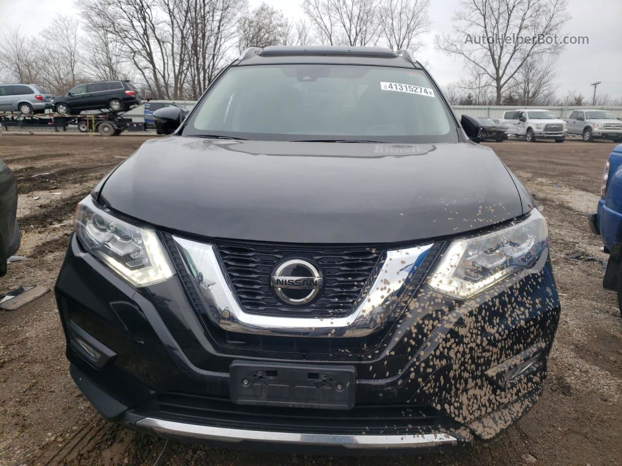 2018 Nissan Rogue S Black vin: JN8AT2MV7JW345865