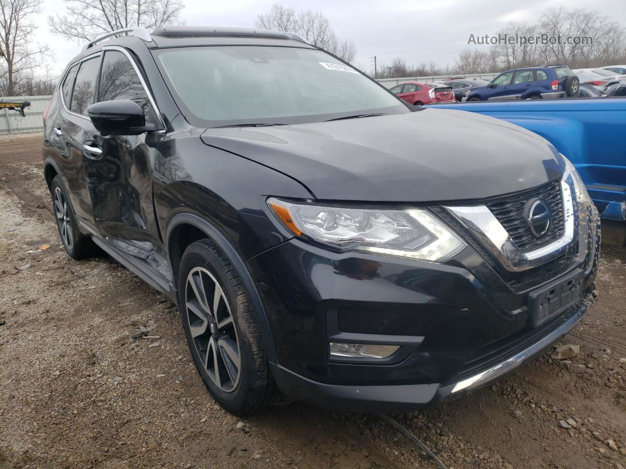 2018 Nissan Rogue S Black vin: JN8AT2MV7JW345865