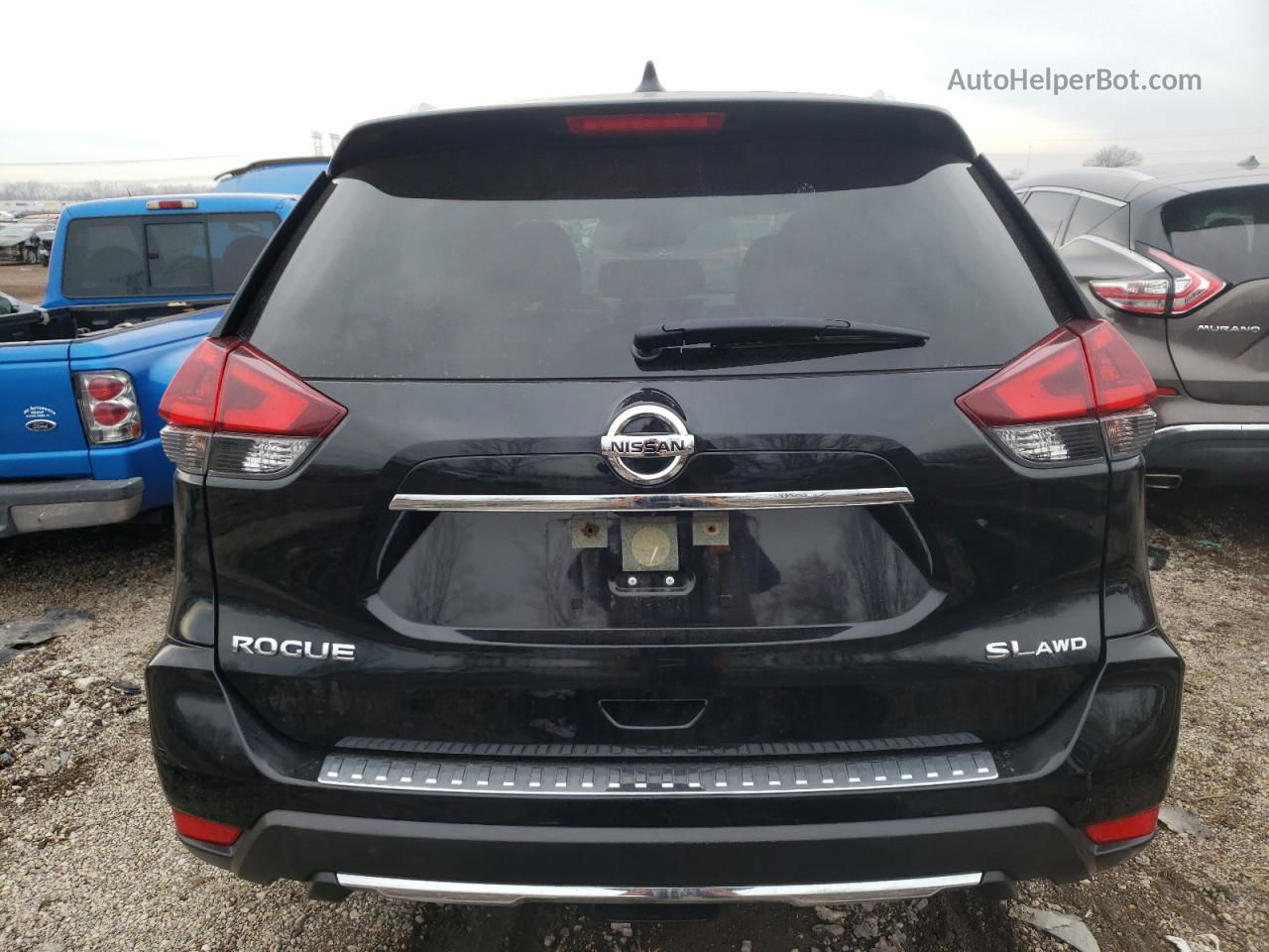 2018 Nissan Rogue S Black vin: JN8AT2MV7JW345865