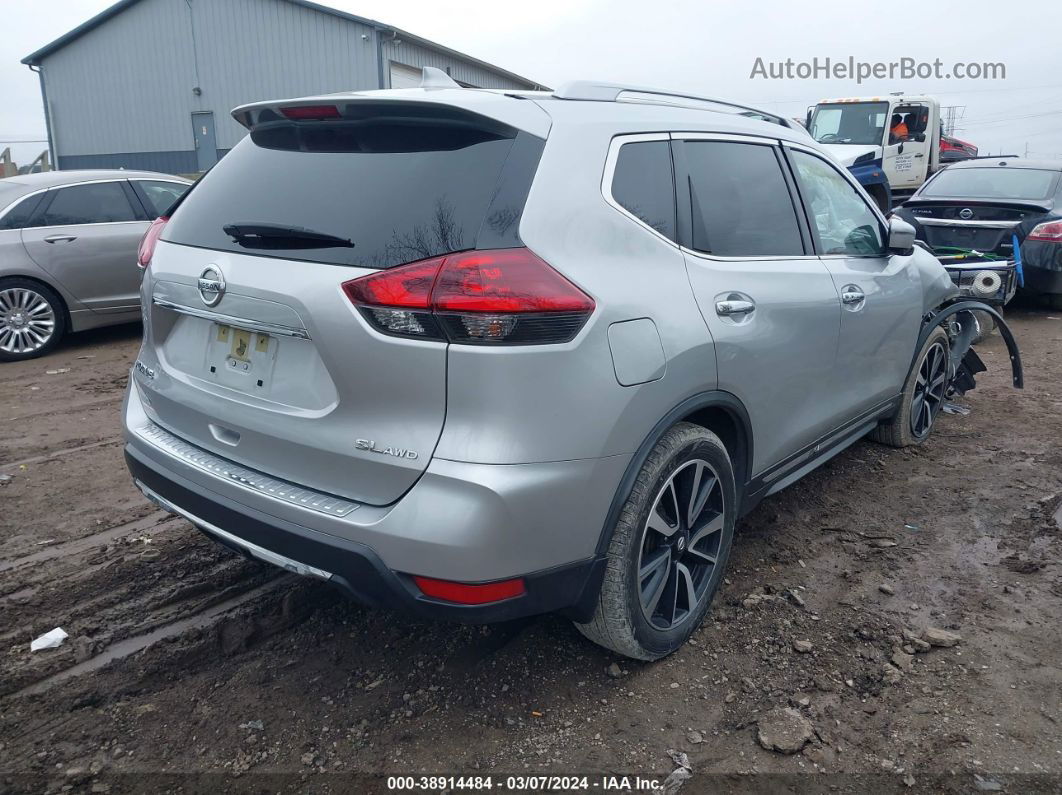 2018 Nissan Rogue Sl Silver vin: JN8AT2MV7JW346143