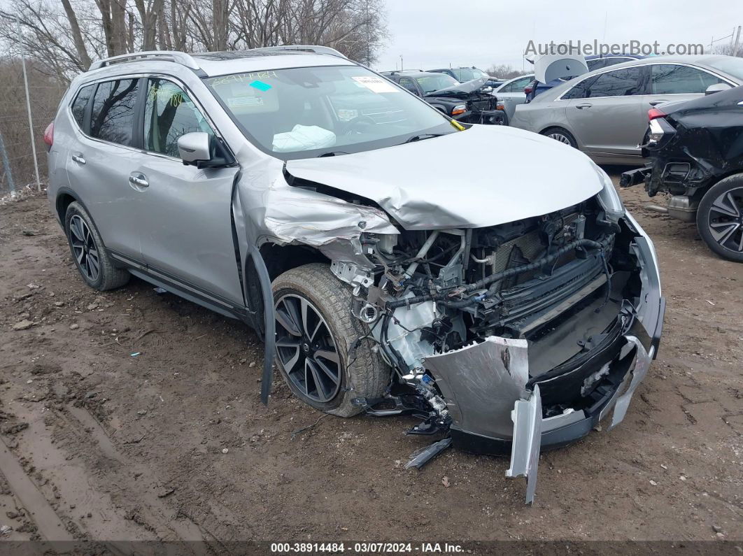 2018 Nissan Rogue Sl Silver vin: JN8AT2MV7JW346143