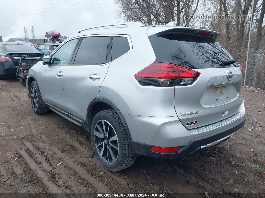 2018 Nissan Rogue Sl Silver vin: JN8AT2MV7JW346143