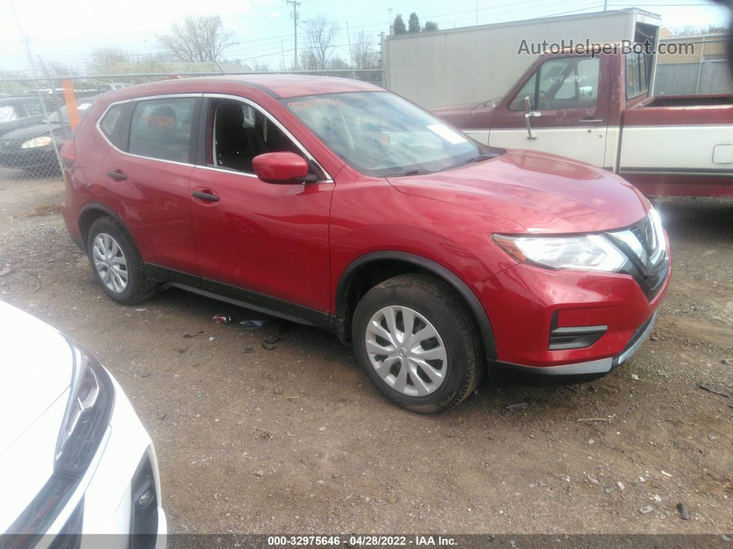 2017 Nissan Rogue S Red vin: JN8AT2MV9HW274551